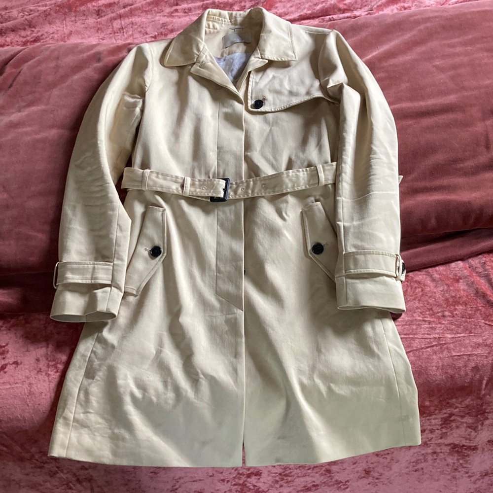 Soia & kyo beige trench coat